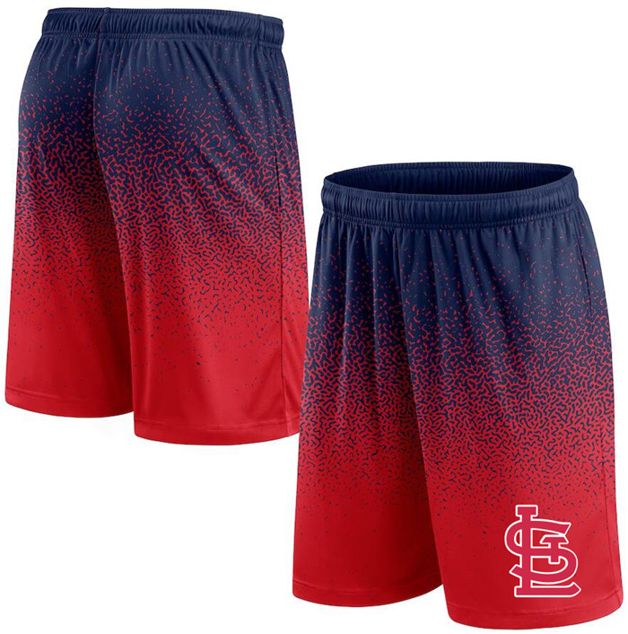 Men's St. Louis Cardinals Navy/Red Ombre Shorts Men's St. Louis Cardinals Navy/Red Ombre Shorts